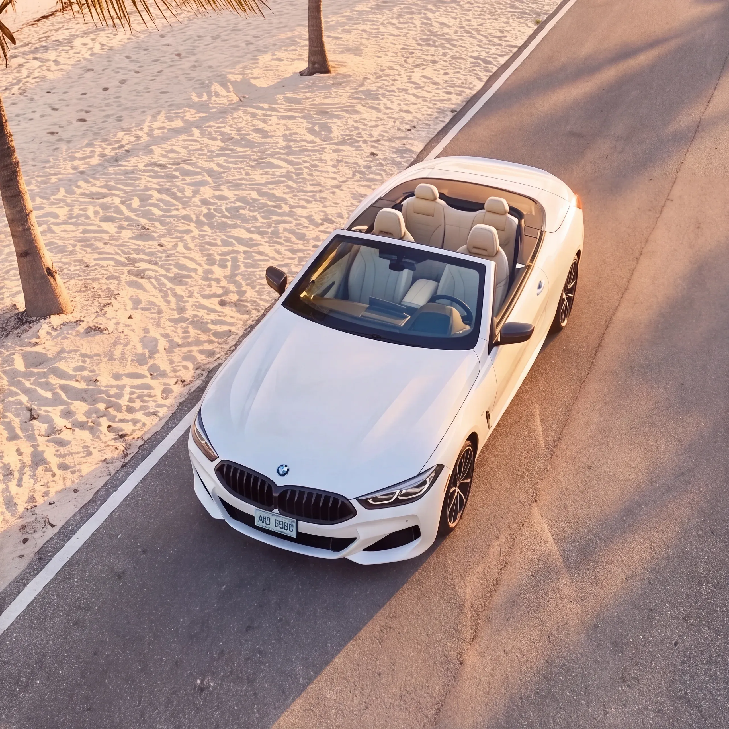 BMW M850i Convertible at the estate