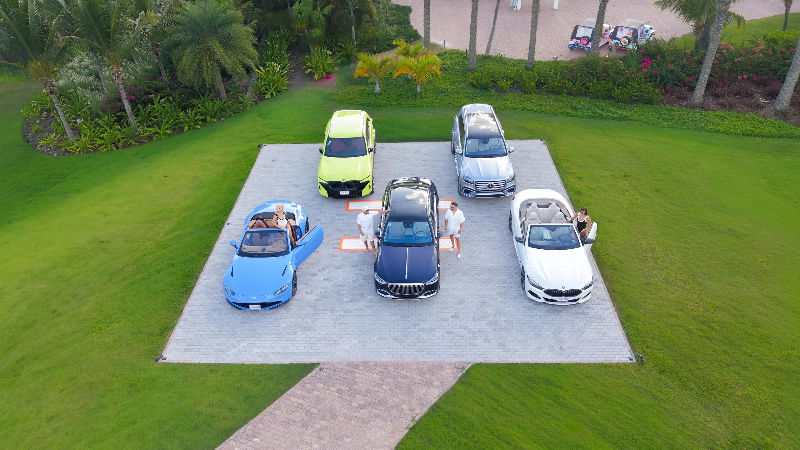 The private car collection from above