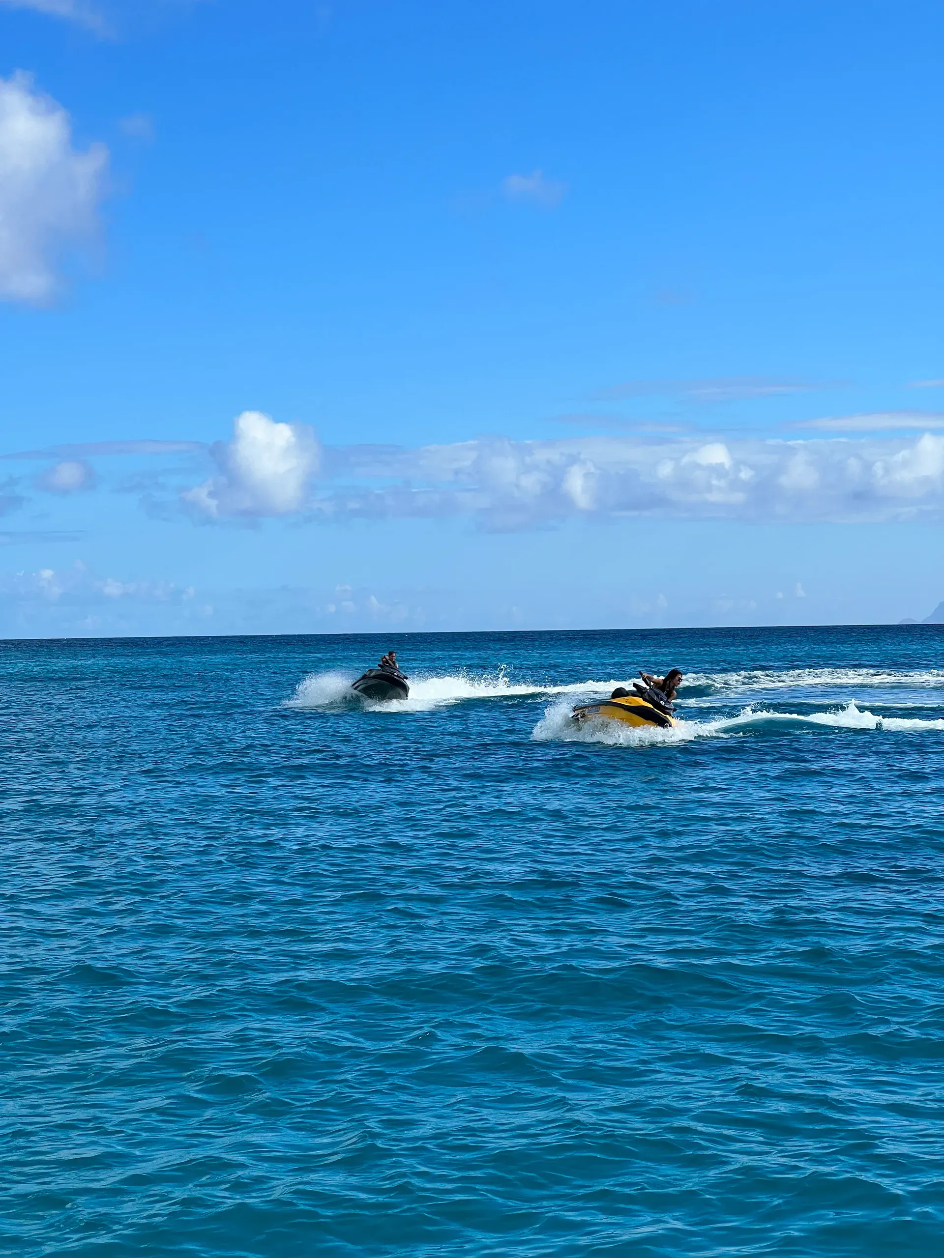 Chasing the wake along the coast